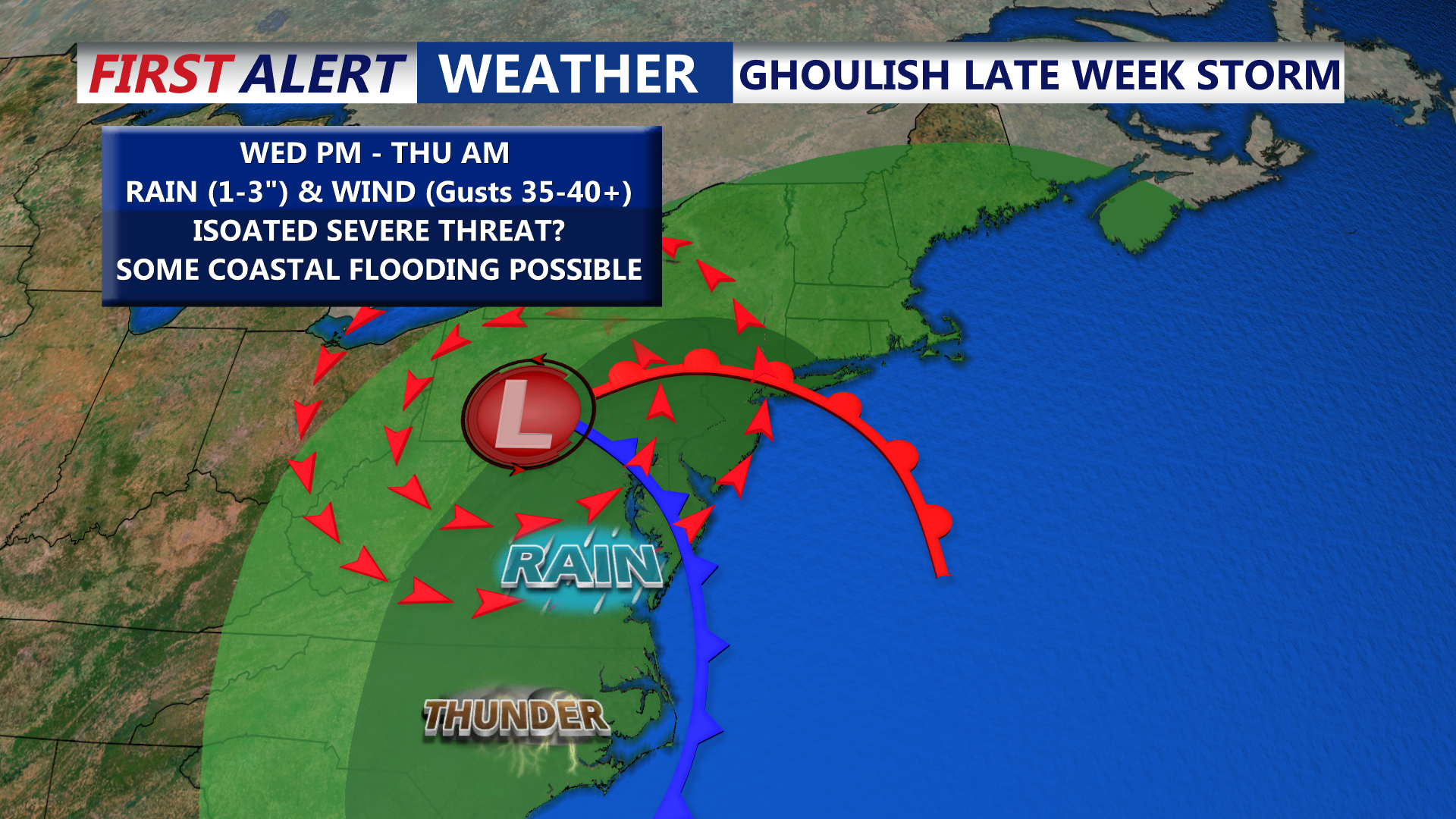 Ghoulish Late Week Storm